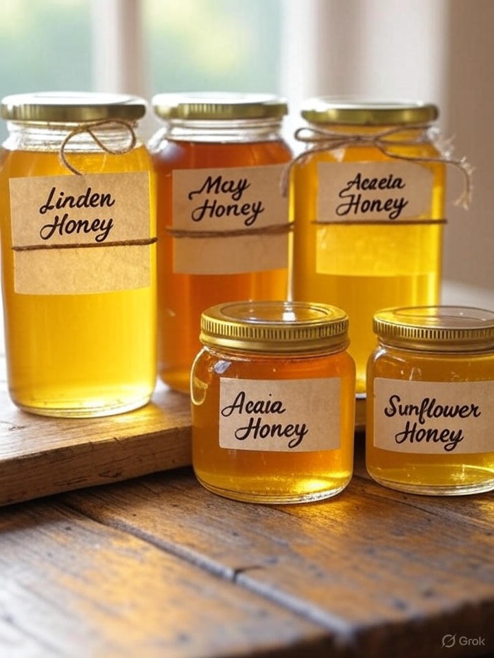 sorts of honey